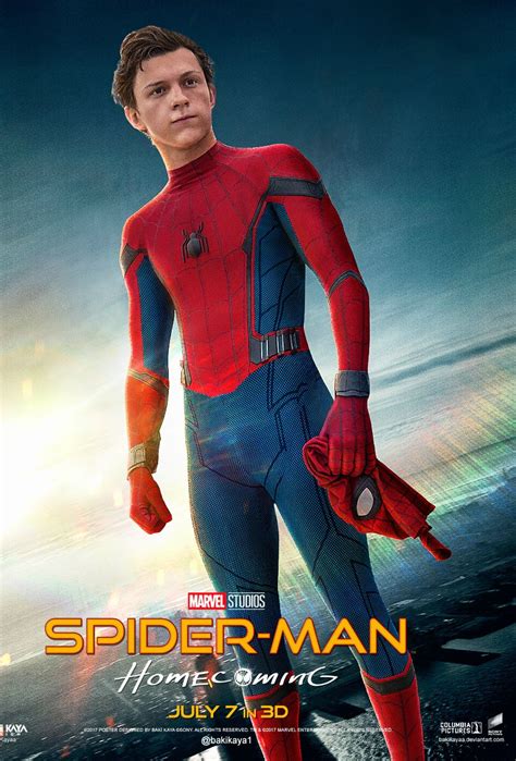 spiderman tom holland poster