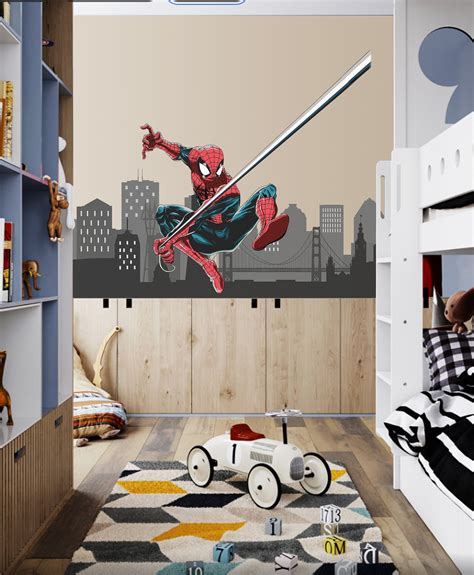 Spiderman Wall Decal For Bedroom