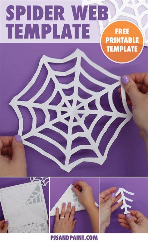 Spiderweb Printable Stencils