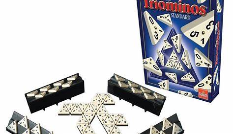 Triominos 60632 Tour Edition ausgetüfteltes Domino-Spiel mit