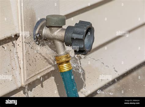 spigot hose leaking