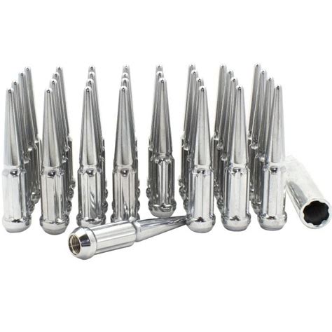 Spike Lug Nuts Chrome