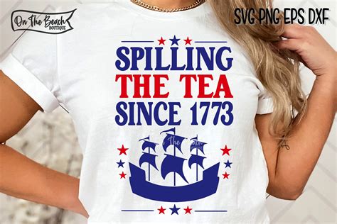 Spilling the Tea Since 1773 Sticker (4 Sizes) Flag and Cross