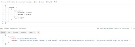 Spin/Jackson-Json-01002 Expected 'String' Got 'Object'