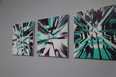 Spin Art On Canvas