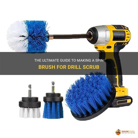 Spin Brush Attachment For Drill