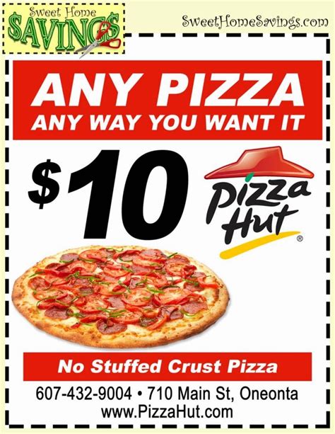 Spin Pizza Printable Coupons