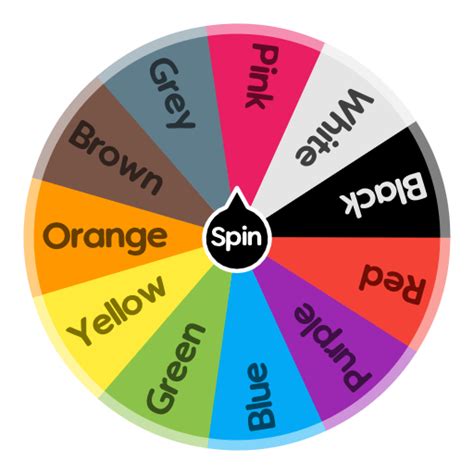 spin the wheel colour picker