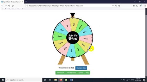 spin the wheel randomizer rigged