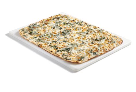 Spinach Alfredo Flatbread Pizza