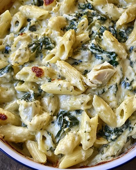 Spinach Artichoke Pasta Using Dip