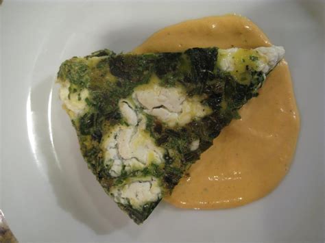 Spinach Chevre Frittata