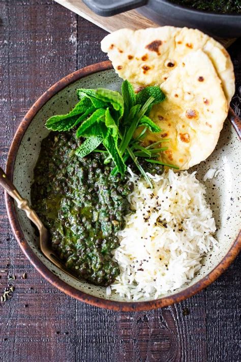 Spinach Dal Lentils