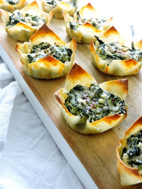 Spinach Dip Cups