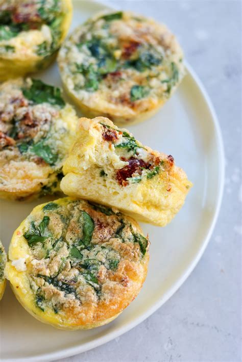 spinach feta egg bite recipe