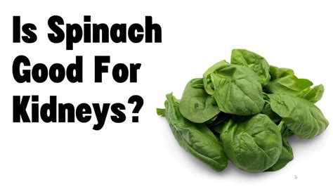 Spinach Good For Ckd