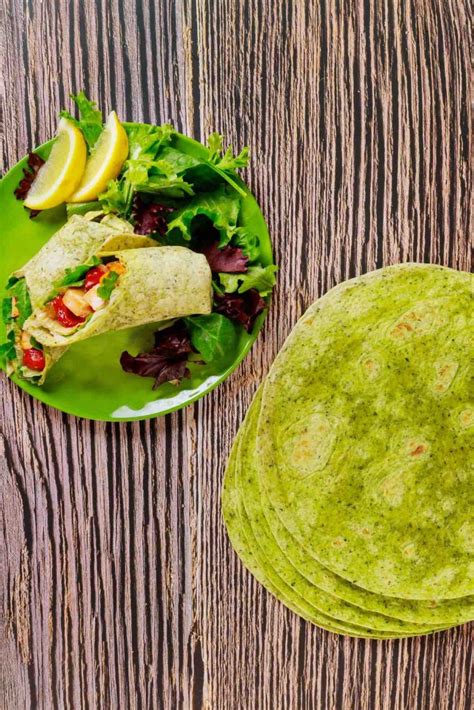 Spinach Herb Tortilla Wrap