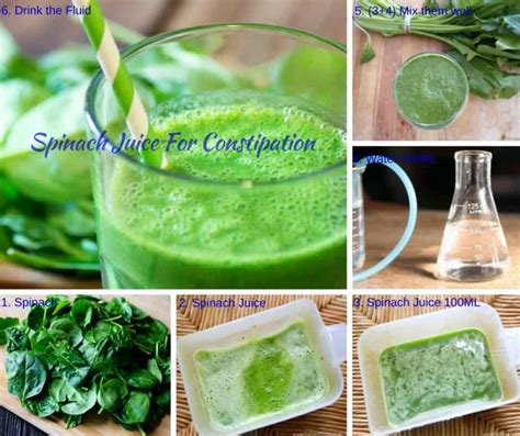Spinach Juice For Constipation