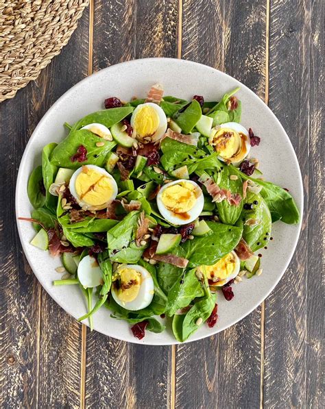 Spinach Salad Egg
