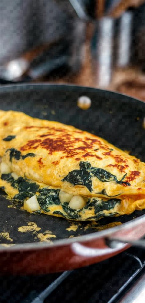 Spinach Spanish Omelette