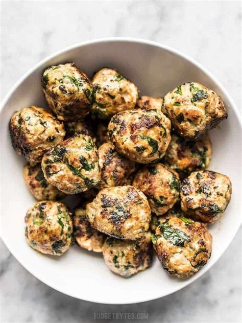 Spinach Turkey Balls