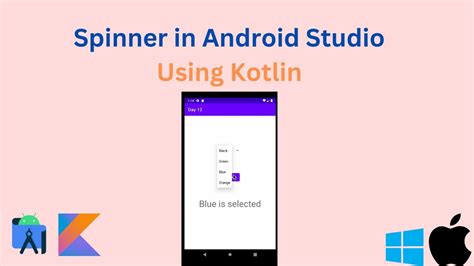 Spinner Kotlin Android Studio