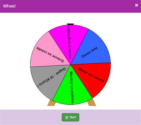 Spinning Wheel Html5