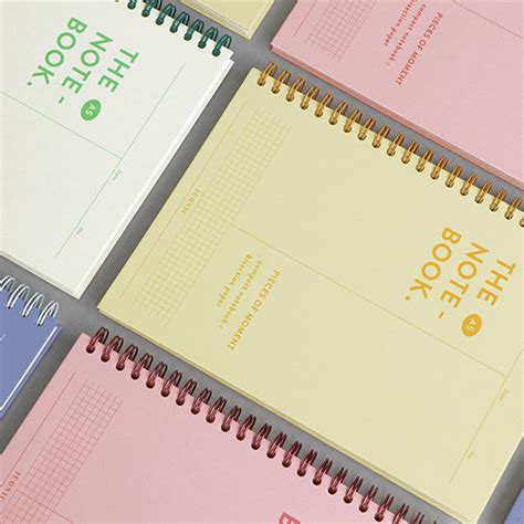 Spiral Bound Grid Notebook