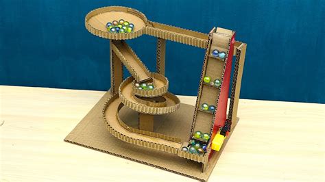 Spiral Marble Run Diy