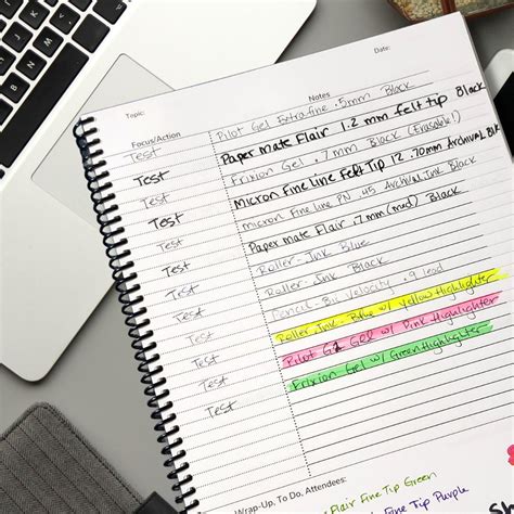 Spiral Notebook Note Taking