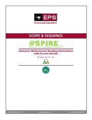 Spire Scope And Sequence