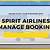 spirit airlines manage my booking