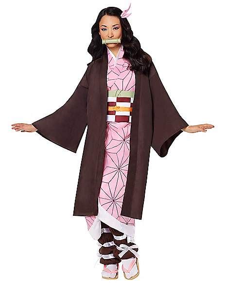 MYYH Anime Kamado Nezuko Cosplay Costumes Kimono Cosplay Costume Kids