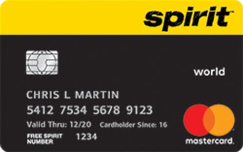 spirit airlines credit card