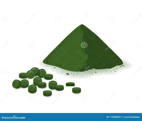 Spirulina Oder Chlorophyll