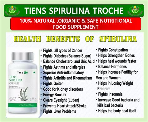 Spirulina Tablet Tiens