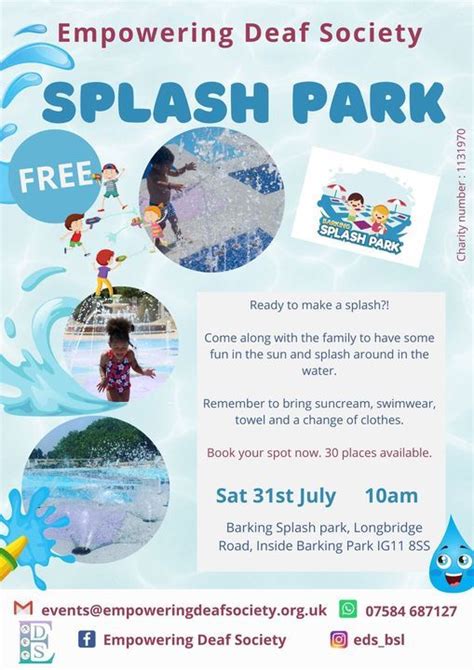 Splash Park Barking Prices