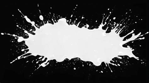 splash white black trash