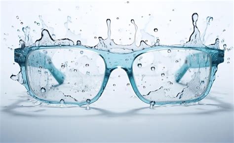 splashes glasses on