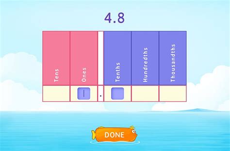 Splashlearn Decimal Games