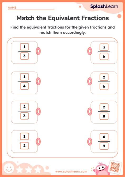 Splashlearn Equivalent Fractions
