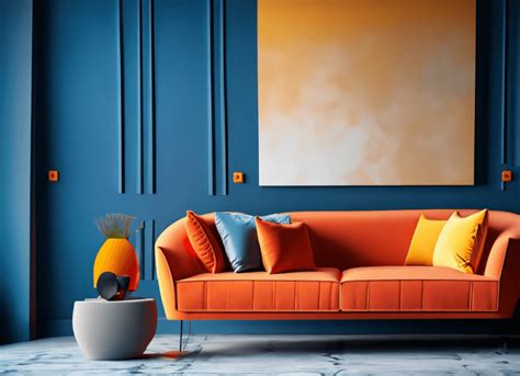 split complementary color scheme room design