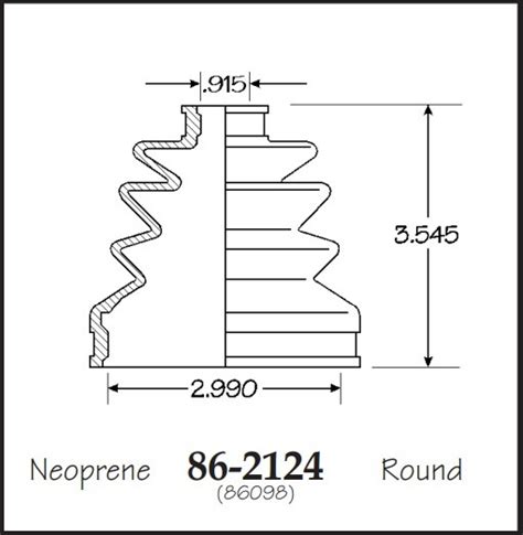 Split Cv Boot Size Chart