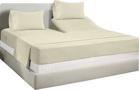 Split King Adjustable Mattress Sheets