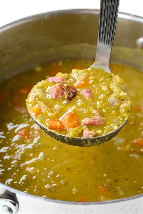Split Pea And Ham Soup With Gammon Joint