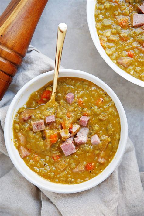Split Pea Soup With Leftover Easter Ham