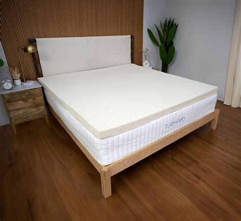 Split Queen Latex Mattress Topper