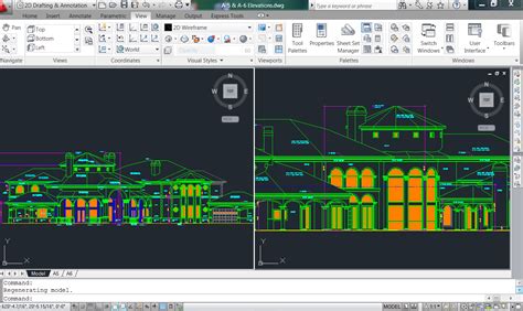 split screen command in autocad