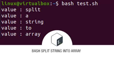 Split String Array Bash