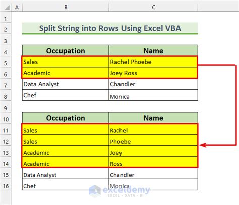 Split String Into Rows In Excel